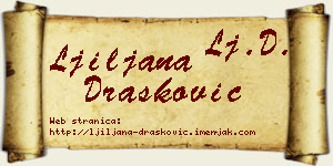Ljiljana Drašković vizit kartica
